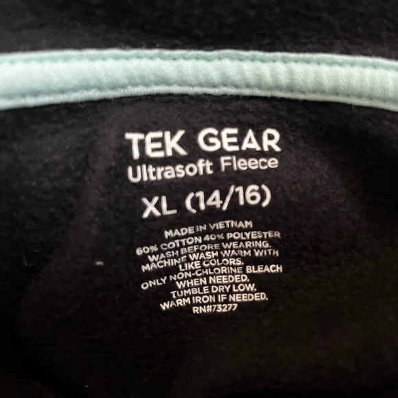 Girls Tek Gear Ultrasoft Fleece Hoodie - Picture 5 of 5